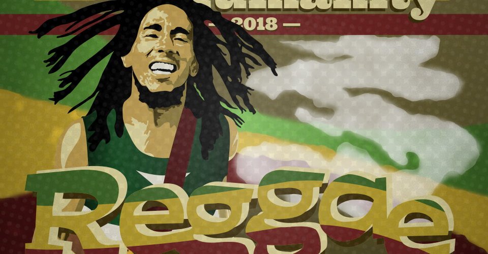 Bob Marley – Reggae – POP Art – Illustration – Unesco – Vector Portrait – Cultural Heritage