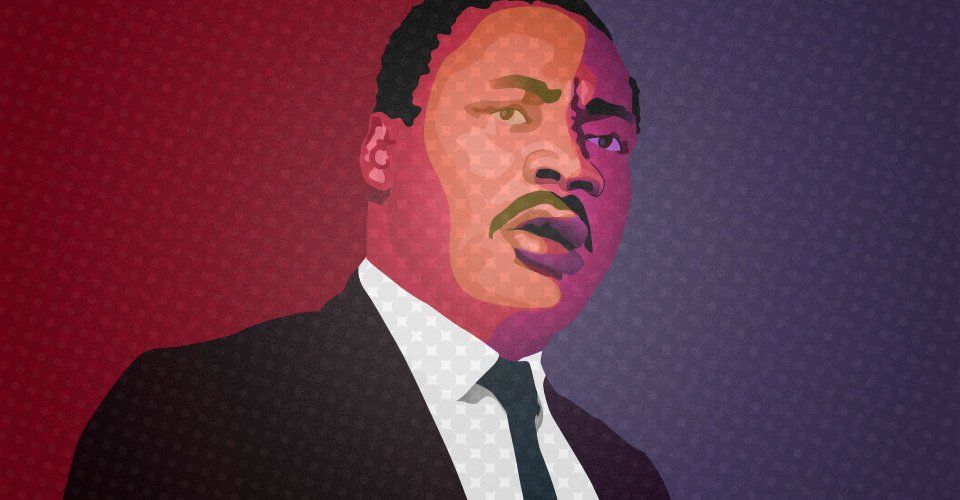 Martin Luther King – DREAM – Pop-Art Portrait – Peace Propagana – Vector Illustration by gfkDSGN
